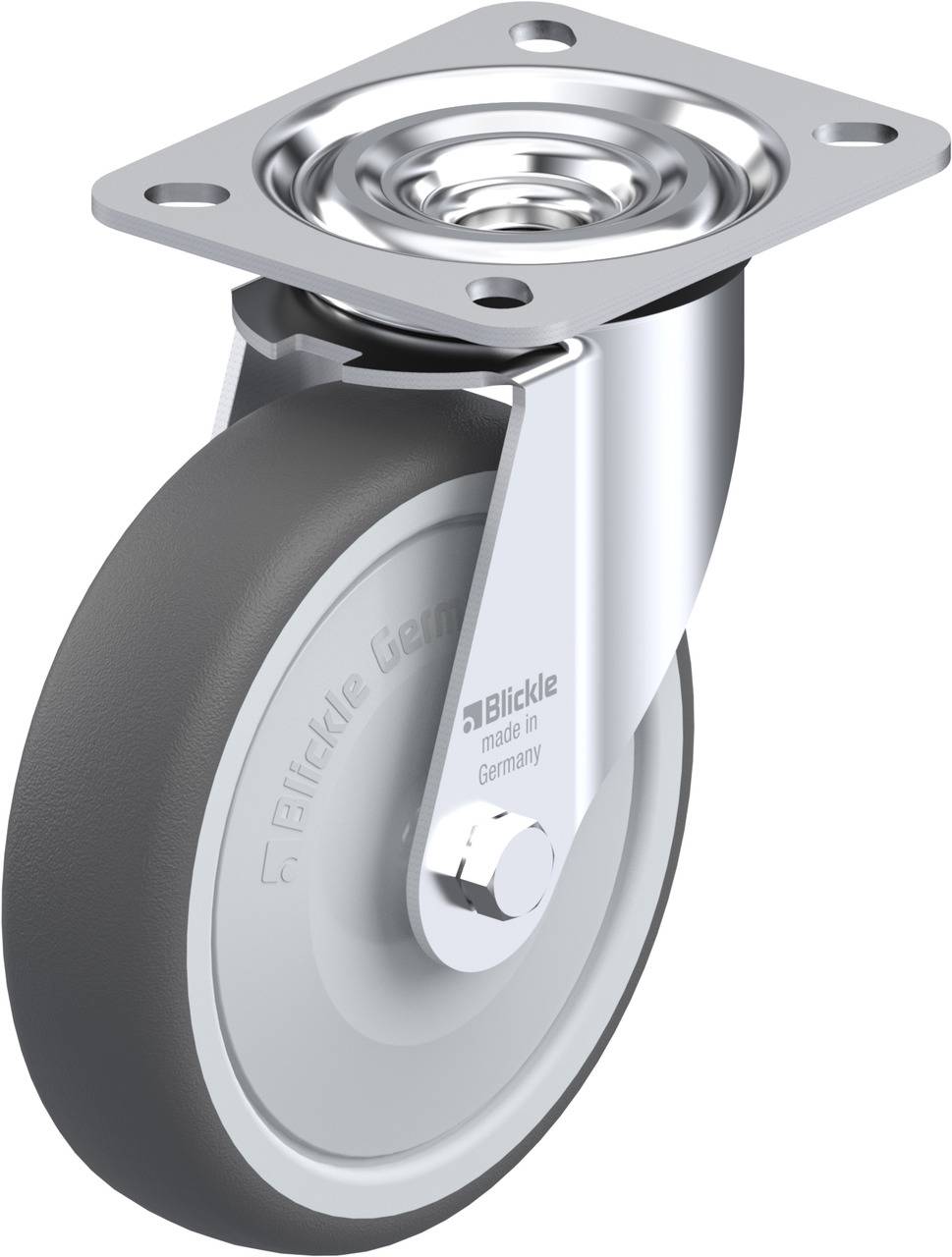Blickle 757026 L-PATH 125KF Kółko skrętne Średnica koła: 125 mm Maksymalne obciążenie: 250 kg 1 szt. - obrazek 1