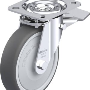 Blickle 852202 L-PATH 125KF-ST Kółko skrętne z hamulcem Średnica koła: 125 mm Maksymalne obciążenie: 250 kg 1 szt.