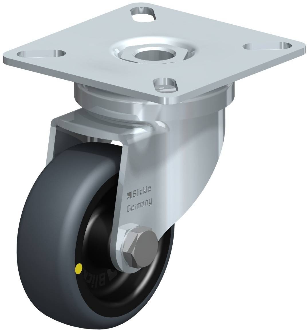 Blickle 631804 LPA-TPA 50G-ELS Kółko skrętne Średnica koła: 50 mm Maksymalne obciążenie: 30 kg 1 szt. - obrazek 1