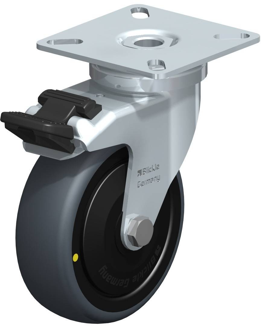 Blickle 607796 LPA-TPA 75KF-FI-ELS Kółko skrętne z hamulcem Średnica koła: 75 mm Maksymalne obciążenie: 50 kg 1 szt. - obrazek 1
