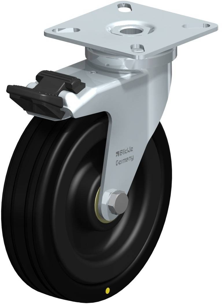 Blickle 615047 LPA-VPA 100K-FI-EL Kółko skrętne z hamulcem Średnica koła: 100 mm Maksymalne obciążenie: 70 kg 1 szt. - obrazek 1