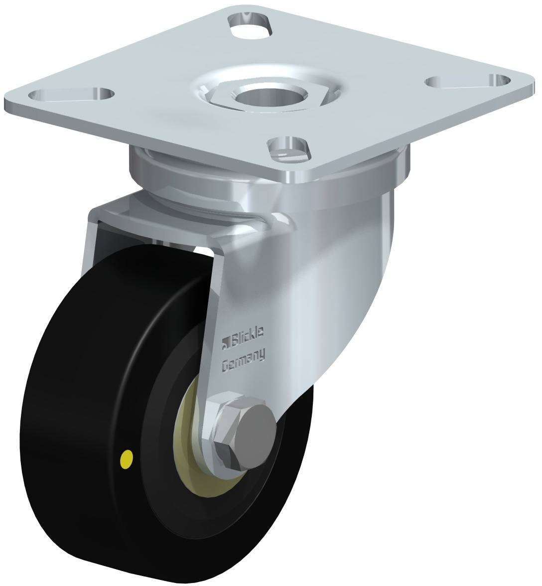 Blickle 287102 LPA-VPA 50K-EL Kółko skrętne Średnica koła: 50 mm Maksymalne obciążenie: 30 kg 1 szt. - obrazek 1