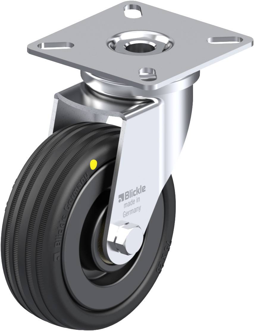 Blickle 275545 LPA-VPA 75K-EL Kółko skrętne Średnica koła: 75 mm Maksymalne obciążenie: 45 kg 1 szt. - obrazek 1