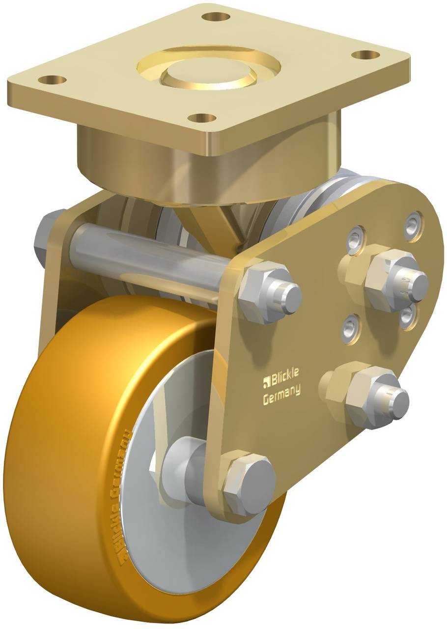 Blickle 585299 LPFE-ALTH 101K-FA Kółko skrętne, sprężynowe Średnica koła: 100 mm Maksymalne obciążenie: 350 kg 1 szt. - obrazek 1
