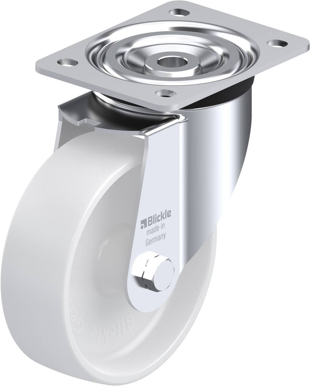 Blickle 46631 L-PO 150G Kółko skrętne Średnica koła: 150 mm Maksymalne obciążenie: 400 kg 1 szt. - obrazek 1