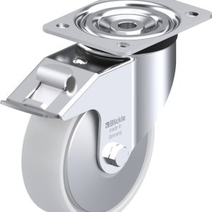 Blickle 239038 L-PO 150G-FI-FA Kółko skrętne z hamulcem Średnica koła: 150 mm Maksymalne obciążenie: 400 kg 1 szt.