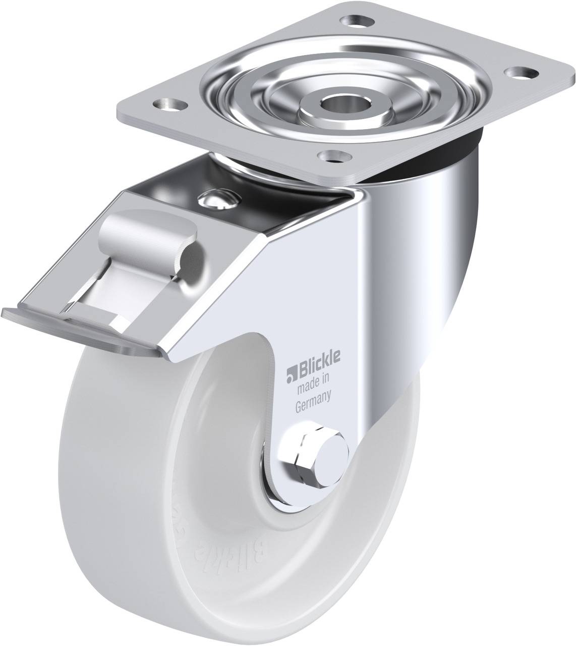 Blickle 238915 L-PO 150K-FI Kółko skrętne z hamulcem Średnica koła: 150 mm Maksymalne obciążenie: 400 kg 1 szt. - obrazek 1