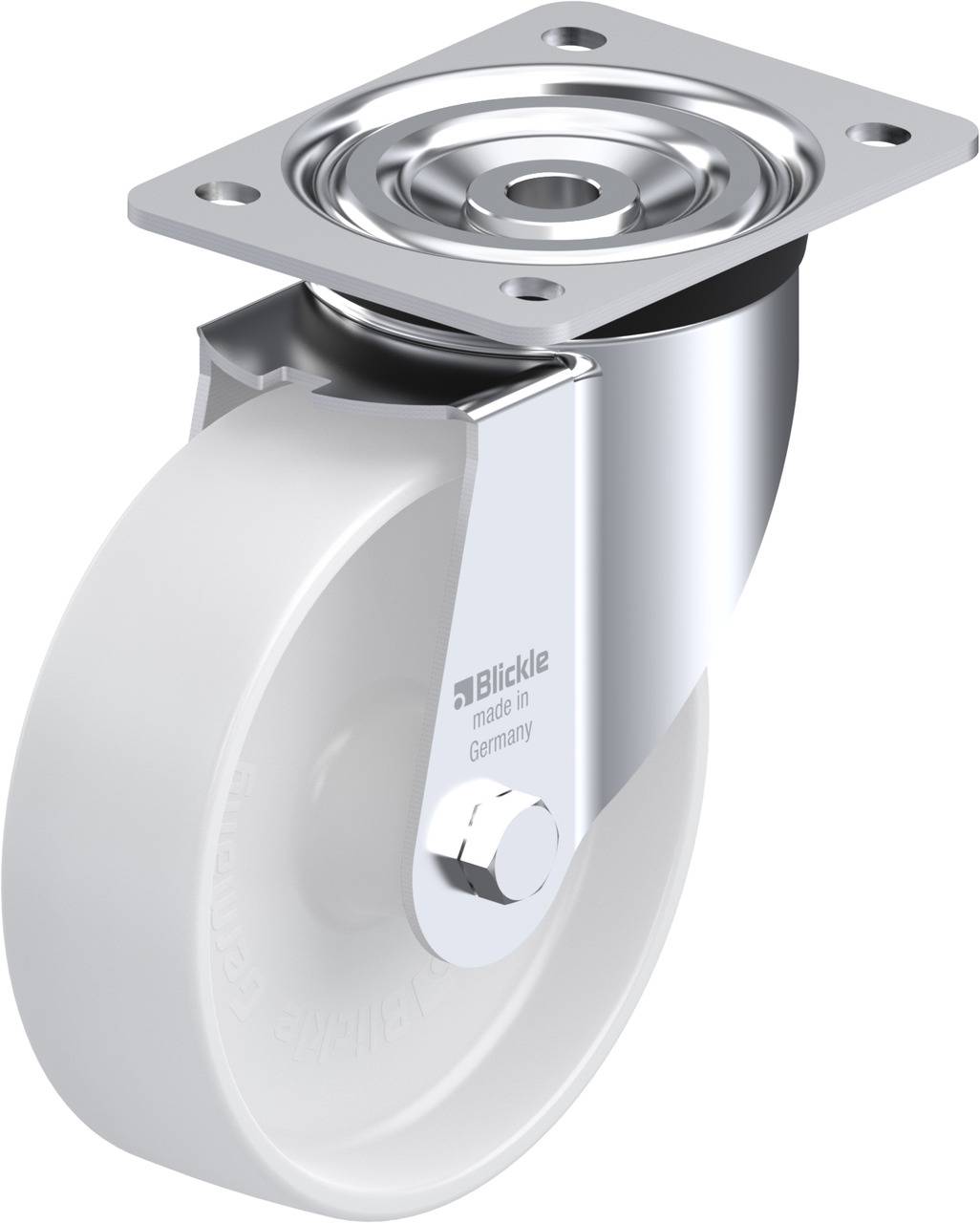 Blickle 466276 L-PO 160G Kółko skrętne Średnica koła: 160 mm Maksymalne obciążenie: 400 kg 1 szt. - obrazek 1
