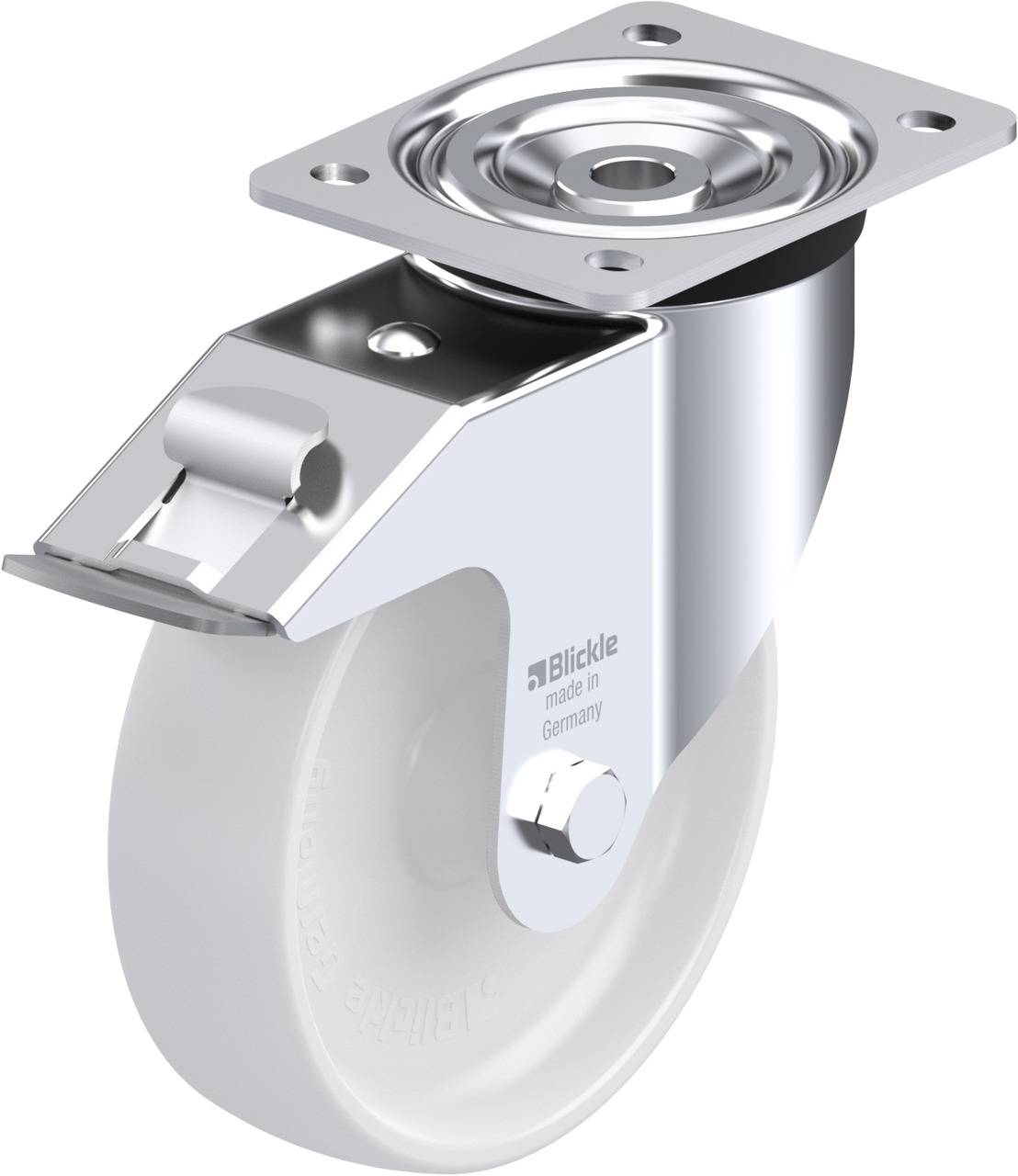 Blickle 85209 L-PO 175G-FI Kółko skrętne z hamulcem Średnica koła: 175 mm Maksymalne obciążenie: 400 kg 1 szt. - obrazek 1