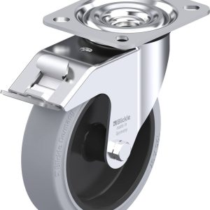 Blickle 850536 L-POEV 125G-FI-SG Kółko skrętne z hamulcem Średnica koła: 125 mm Maksymalne obciążenie: 250 kg 1 szt.