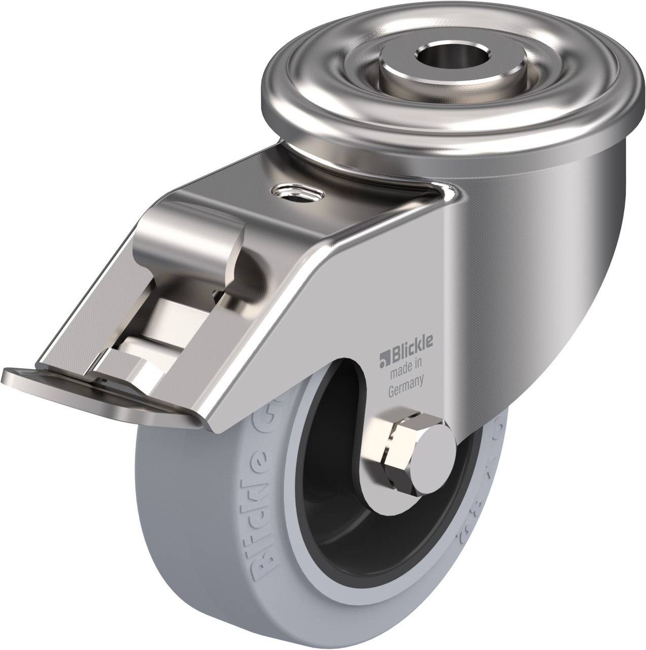 Blickle 842789 LEXR-POEV 80G-FI-SG Kółko skrętne z hamulcem Średnica koła: 80 mm Maksymalne obciążenie: 140 kg 1 szt. - obrazek 1