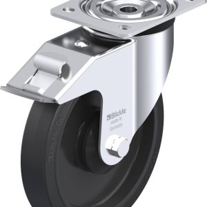Blickle 754967 L-POEV 201KA-FI Kółko skrętne z hamulcem Średnica koła: 200 mm Maksymalne obciążenie: 400 kg 1 szt.