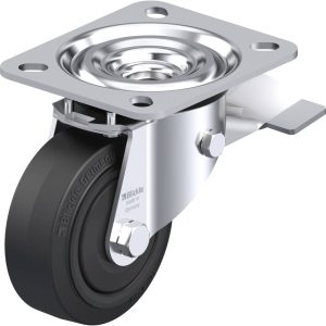 Blickle 850489 L-POEV 80KF-ST Kółko skrętne z hamulcem Średnica koła: 80 mm Maksymalne obciążenie: 140 kg 1 szt.