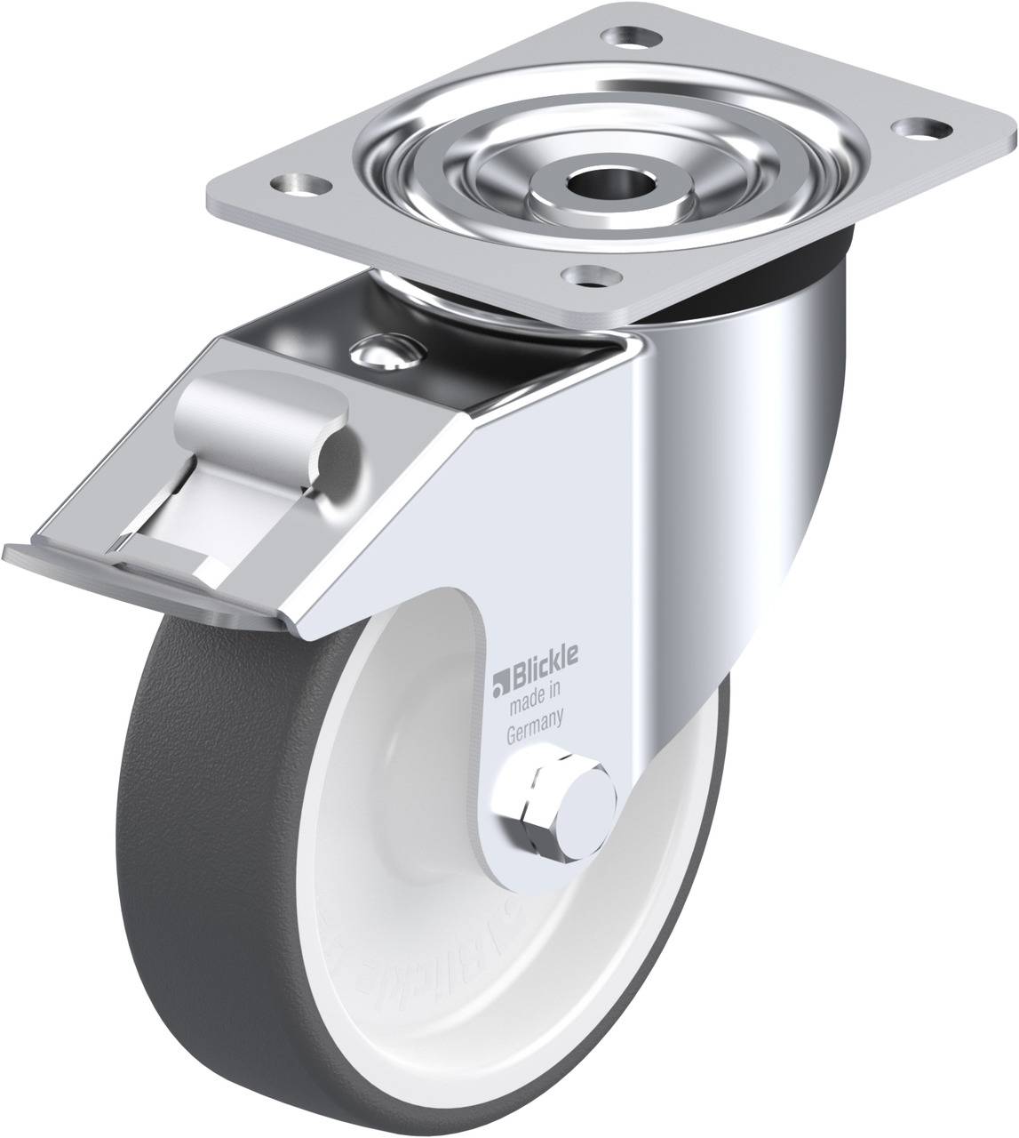 Blickle 79483 L-POTH 150G-FI Kółko skrętne z hamulcem Średnica koła: 150 mm Maksymalne obciążenie: 400 kg 1 szt. - obrazek 1