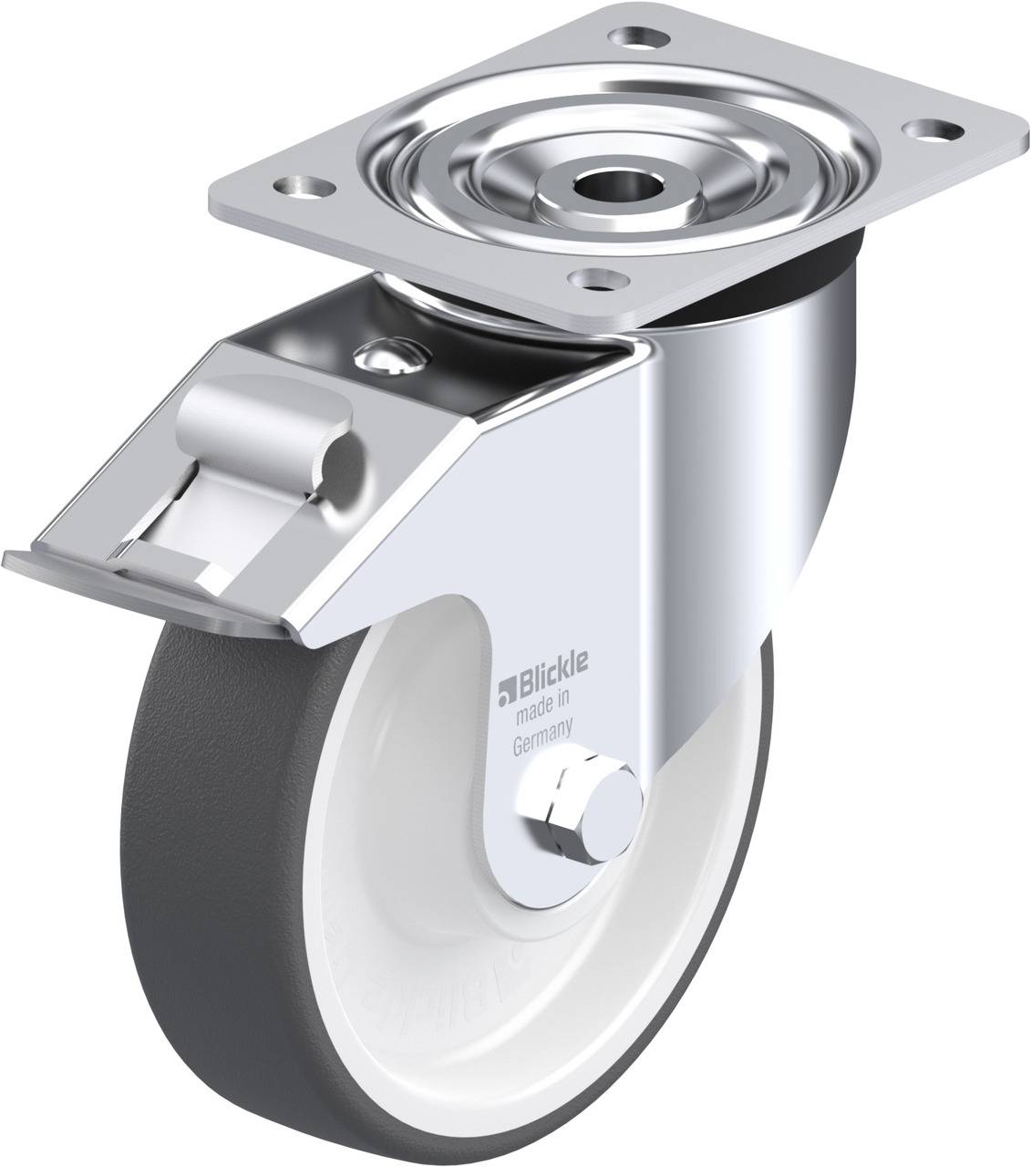 Blickle 739239 L-POTH 160K-FI Kółko skrętne z hamulcem Średnica koła: 160 mm Maksymalne obciążenie: 400 kg 1 szt. - obrazek 1
