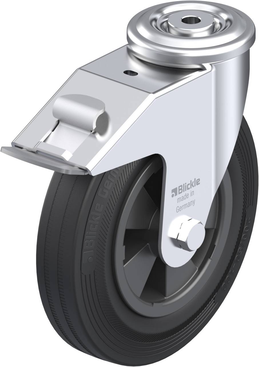 Blickle 564997 LER-VPP 200R-FI Kółko skrętne z hamulcem Średnica koła: 200 mm Maksymalne obciążenie: 205 kg 1 szt. - obrazek 1