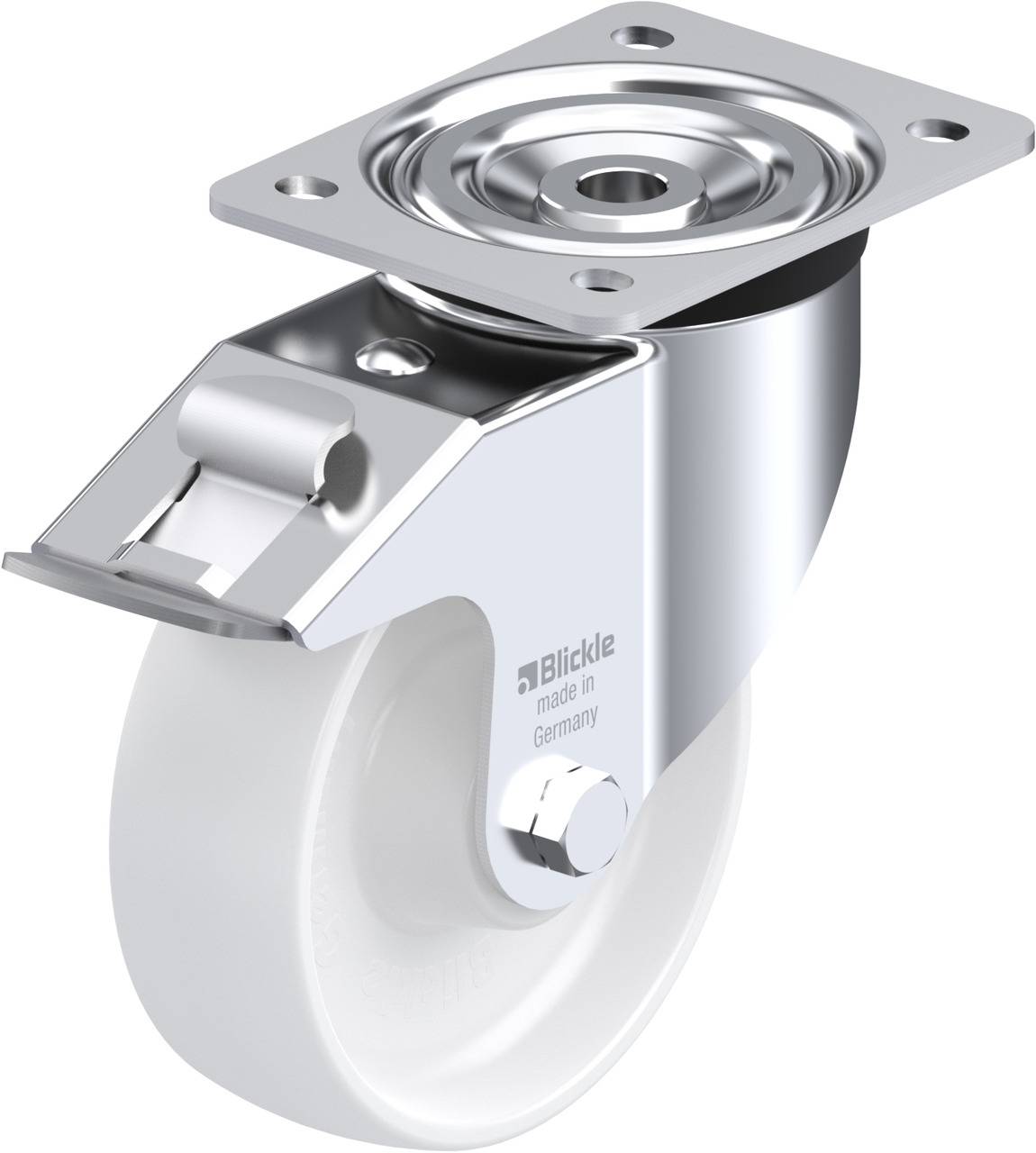 Blickle 762812 L-PPN 150R-FI Kółko skrętne z hamulcem Średnica koła: 150 mm Maksymalne obciążenie: 300 kg 1 szt. - obrazek 1