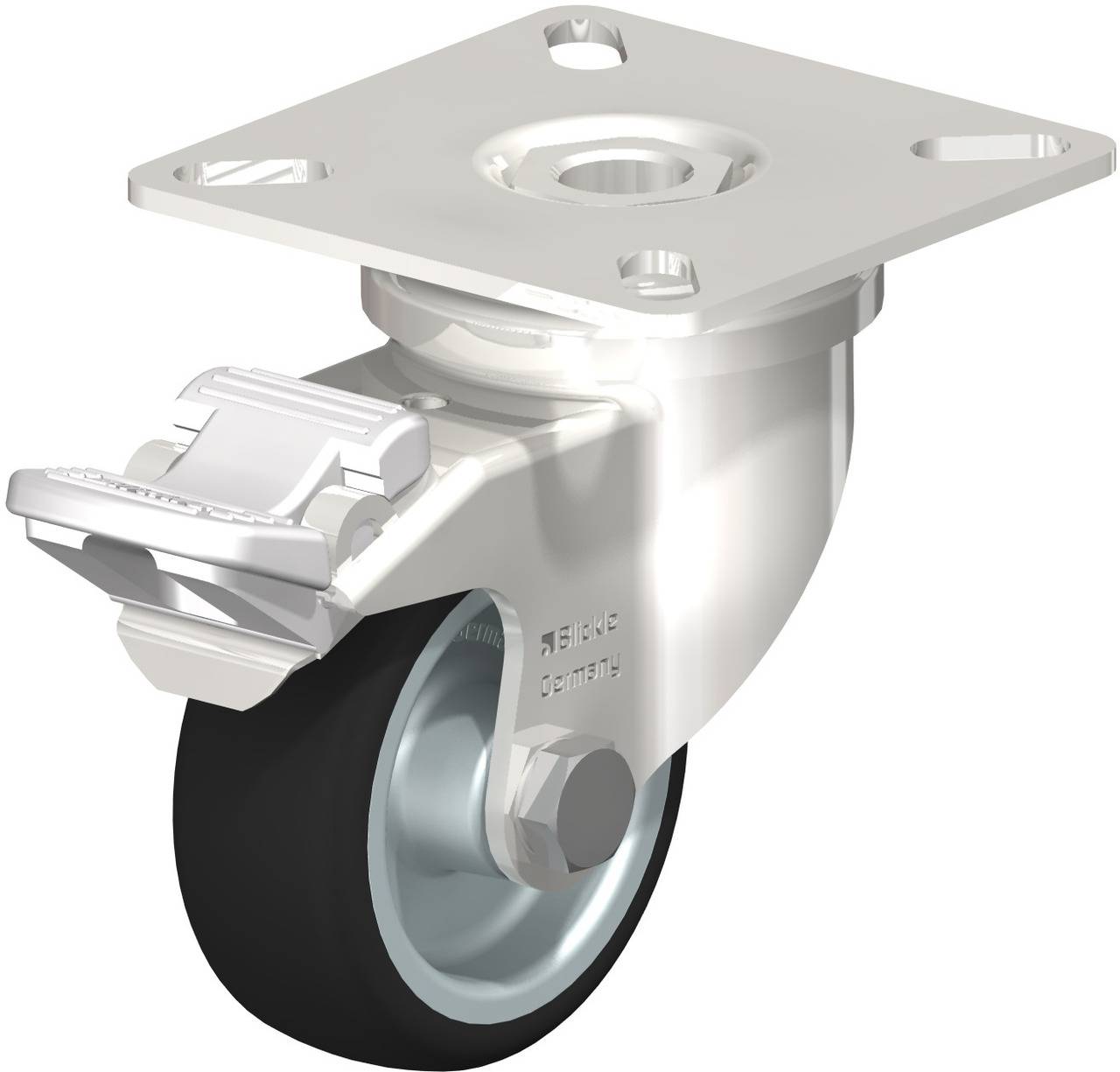 Blickle 754982 LPXA-PATH 50G-FI Kółko skrętne z hamulcem Średnica koła: 50 mm Maksymalne obciążenie: 75 kg 1 szt. - obrazek 1