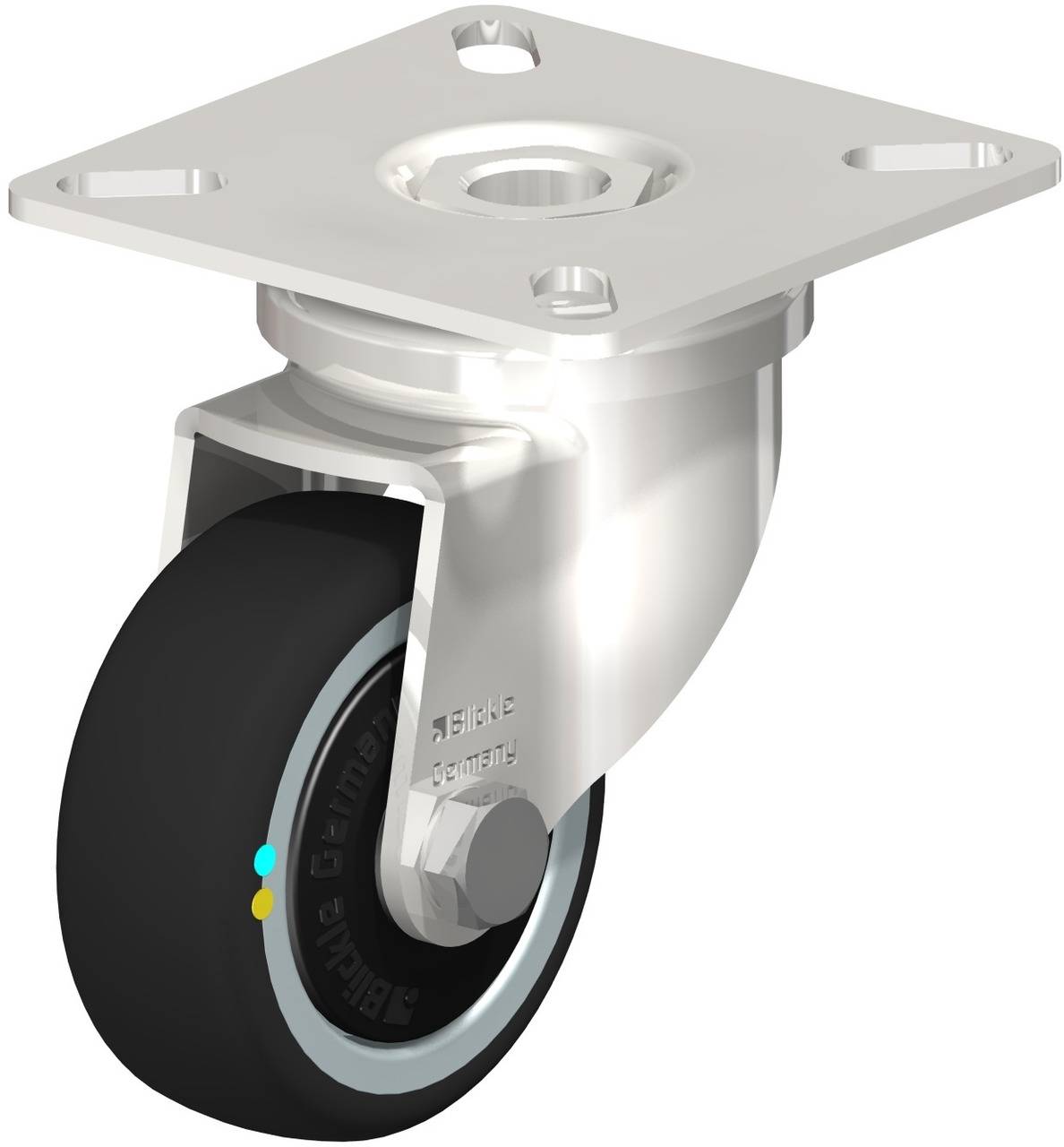 Blickle 853512 LPXA-PATH 50KFD-ELS Kółko skrętne Średnica koła: 50 mm Maksymalne obciążenie: 50 kg 1 szt. - obrazek 1