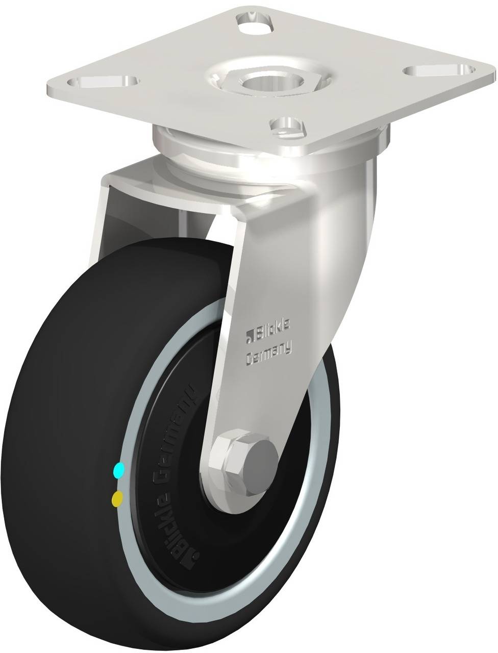 Blickle 853514 LPXA-PATH 75KFD-ELS Kółko skrętne Średnica koła: 75 mm Maksymalne obciążenie: 65 kg 1 szt. - obrazek 1