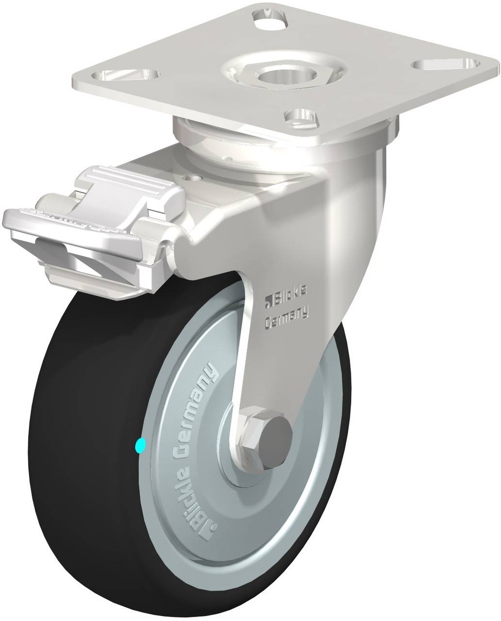 Blickle 760902 LPXA-PATH 75KFD-FI Kółko skrętne z hamulcem Średnica koła: 75 mm Maksymalne obciążenie: 75 kg 1 szt. - obrazek 1