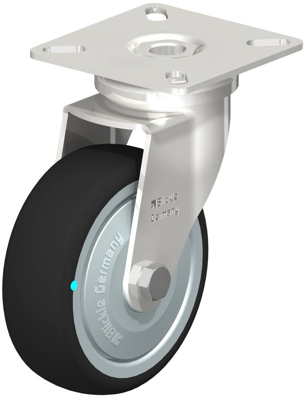 Blickle 760903 LPXA-PATH 75KFD Kółko skrętne Średnica koła: 75 mm Maksymalne obciążenie: 75 kg 1 szt. - obrazek 1