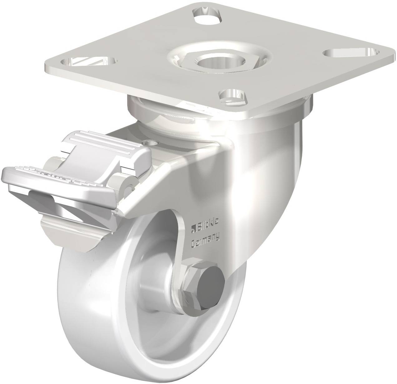 Blickle 754978 LPXA-PO 50G-FI Kółko skrętne z hamulcem Średnica koła: 50 mm Maksymalne obciążenie: 75 kg 1 szt. - obrazek 1