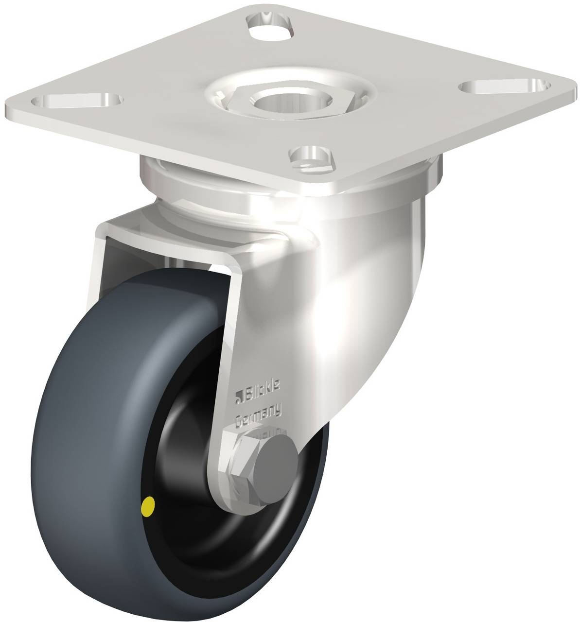 Blickle 853221 LPXA-TPA 50G-ELS Kółko skrętne Średnica koła: 50 mm Maksymalne obciążenie: 30 kg 1 szt. - obrazek 1