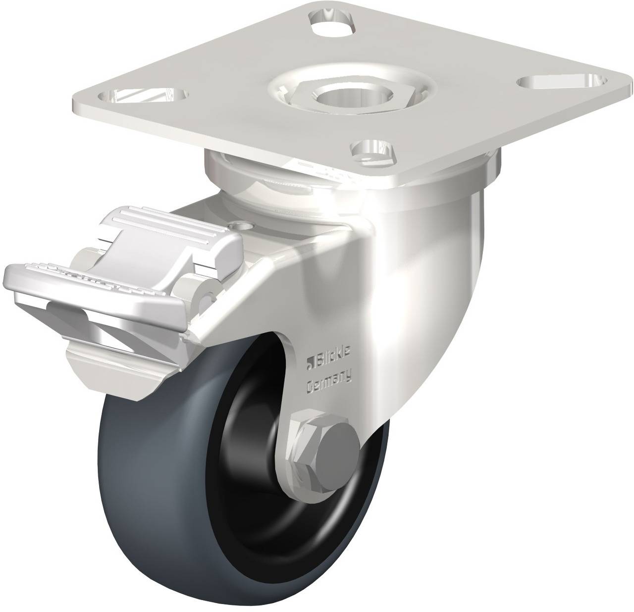 Blickle 753564 LPXA-TPA 50G-FI Kółko skrętne z hamulcem Średnica koła: 50 mm Maksymalne obciążenie: 50 kg 1 szt. - obrazek 1