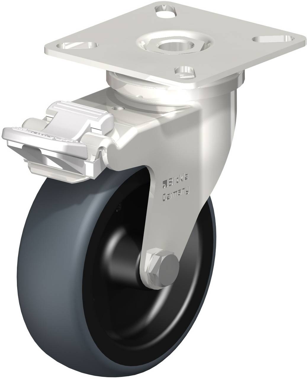 Blickle 753569 LPXA-TPA 75G-FI Kółko skrętne z hamulcem Średnica koła: 75 mm Maksymalne obciążenie: 75 kg 1 szt. - obrazek 1