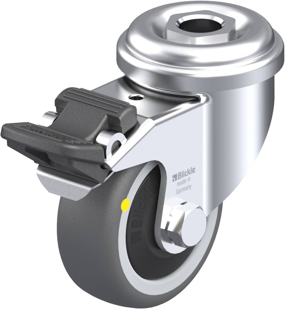 Blickle 848539 LRA-PATH 50KF-FI-ELS Kółko skrętne z hamulcem Średnica koła: 50 mm Maksymalne obciążenie: 50 kg 1 szt. - obrazek 1