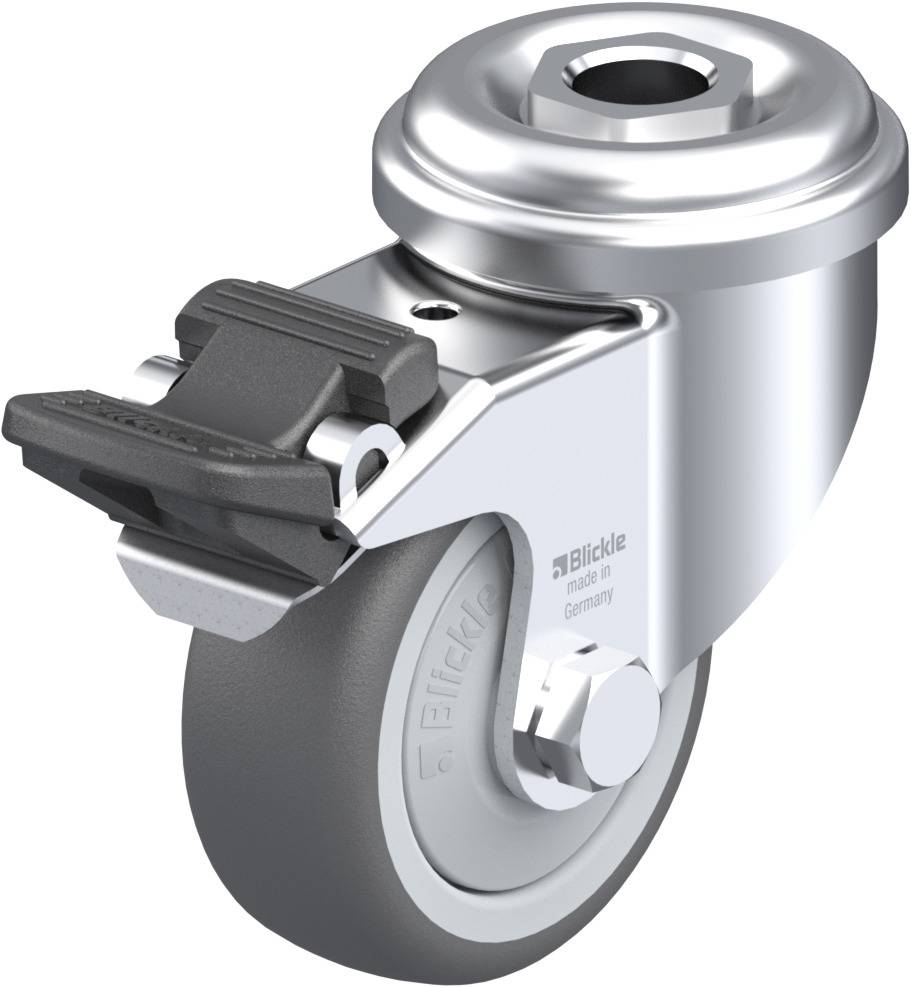 Blickle 757093 LRA-PATH 50KF-FI Kółko skrętne z hamulcem Średnica koła: 50 mm Maksymalne obciążenie: 75 kg 1 szt. - obrazek 1