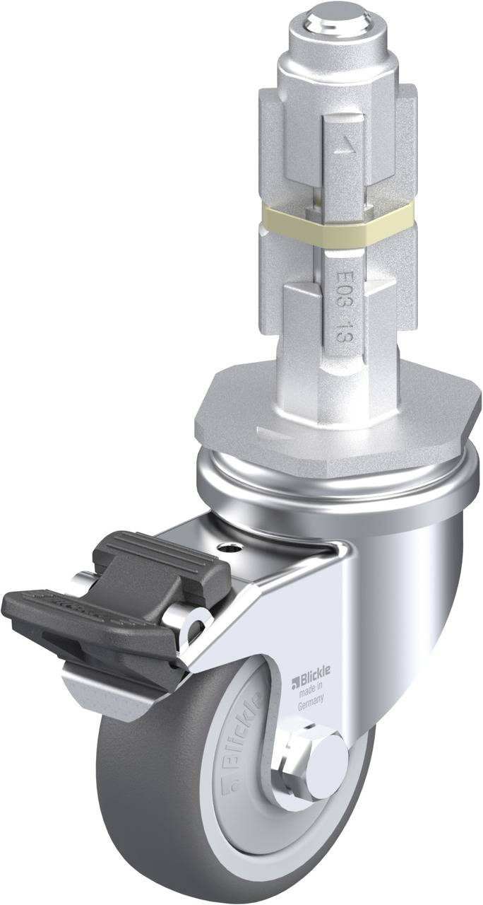 Blickle 848550 LRA-PATH 50KF-FI-E03 Kółko skrętne z hamulcem Średnica koła: 50 mm Maksymalne obciążenie: 75 kg 1 szt. - obrazek 1