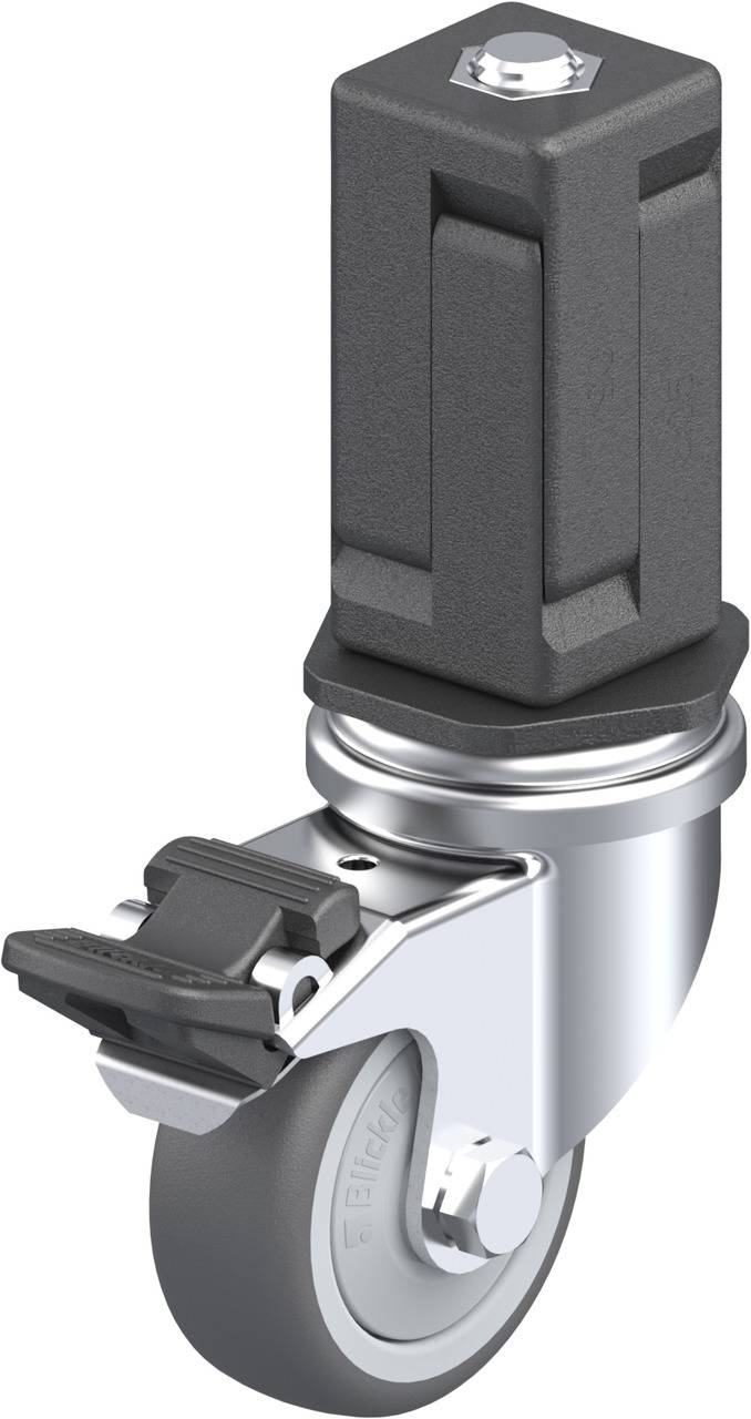 Blickle 848562 LRA-PATH 50KF-FI-EV05 Kółko skrętne z hamulcem Średnica koła: 50 mm Maksymalne obciążenie: 75 kg 1 szt. - obrazek 1