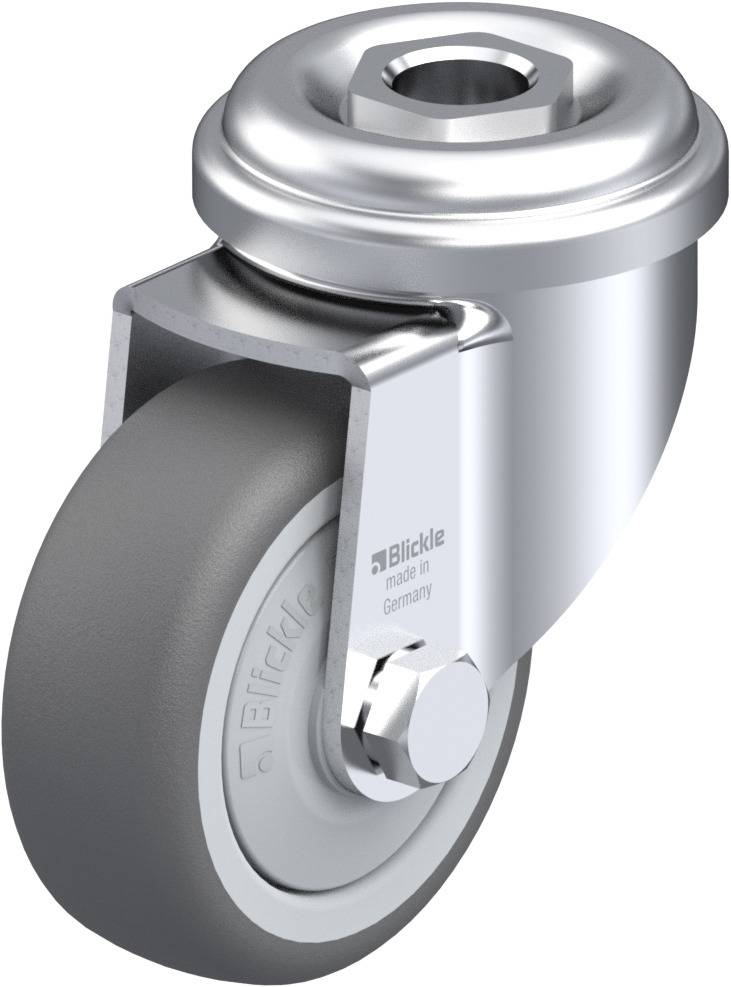 Blickle 757094 LRA-PATH 50KF Kółko skrętne Średnica koła: 50 mm Maksymalne obciążenie: 75 kg 1 szt. - obrazek 1