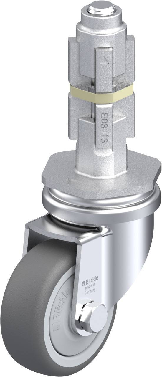 Blickle 848575 LRA-PATH 50KF-E03 Kółko skrętne Średnica koła: 50 mm Maksymalne obciążenie: 75 kg 1 szt. - obrazek 1