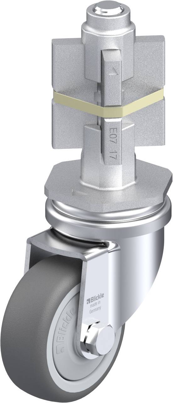 Blickle 848578 LRA-PATH 50KF-E07 Kółko skrętne Średnica koła: 50 mm Maksymalne obciążenie: 75 kg 1 szt. - obrazek 1