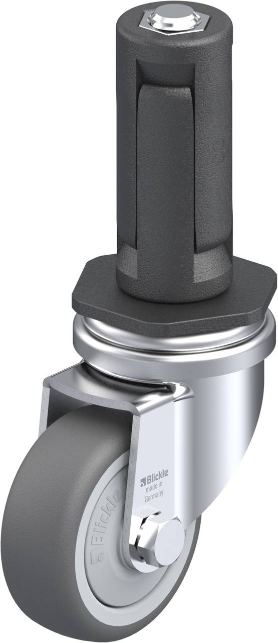 Blickle 848580 LRA-PATH 50KF-ER03 Kółko skrętne Średnica koła: 50 mm Maksymalne obciążenie: 75 kg 1 szt. - obrazek 1