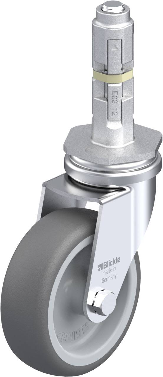 Blickle 848608 LRA-PATH 75G-E02 Kółko skrętne Średnica koła: 75 mm Maksymalne obciążenie: 75 kg 1 szt. - obrazek 1