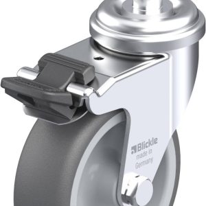 Blickle 848600 LRA-PATH 75G-FI-ES Kółko skrętne z hamulcem Średnica koła: 75 mm Maksymalne obciążenie: 75 kg 1 szt.