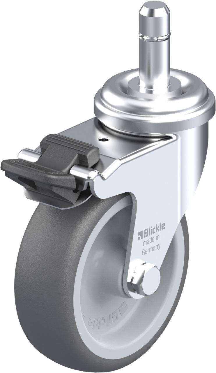 Blickle 848600 LRA-PATH 75G-FI-ES Kółko skrętne z hamulcem Średnica koła: 75 mm Maksymalne obciążenie: 75 kg 1 szt. - obrazek 1