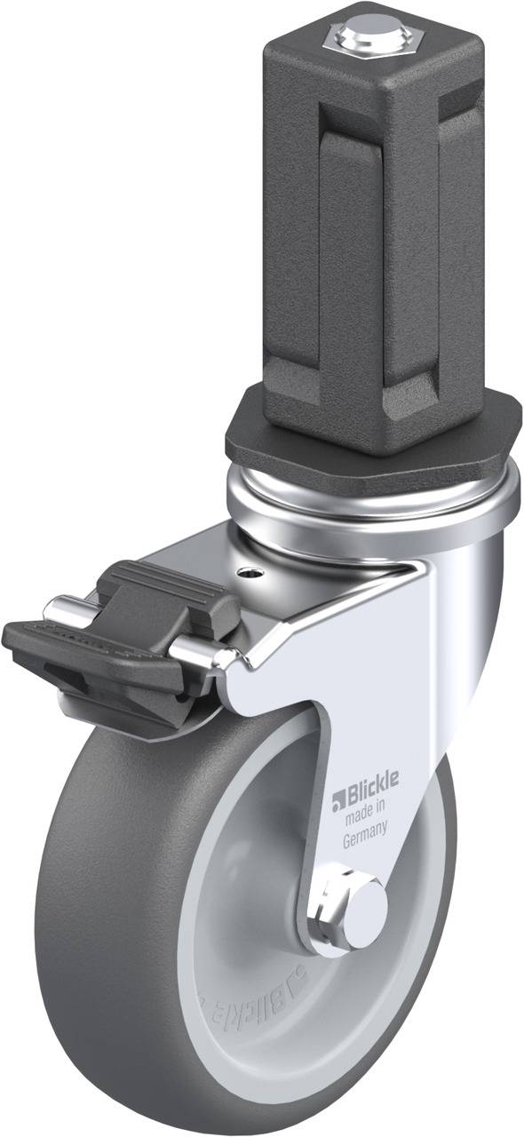 Blickle 848603 LRA-PATH 75G-FI-EV04 Kółko skrętne z hamulcem Średnica koła: 75 mm Maksymalne obciążenie: 75 kg 1 szt. - obrazek 1