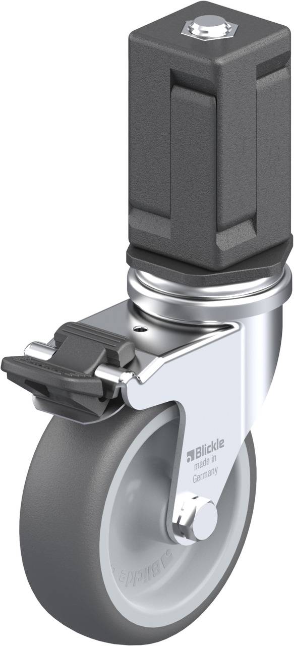 Blickle 848605 LRA-PATH 75G-FI-EV07 Kółko skrętne z hamulcem Średnica koła: 75 mm Maksymalne obciążenie: 75 kg 1 szt. - obrazek 1