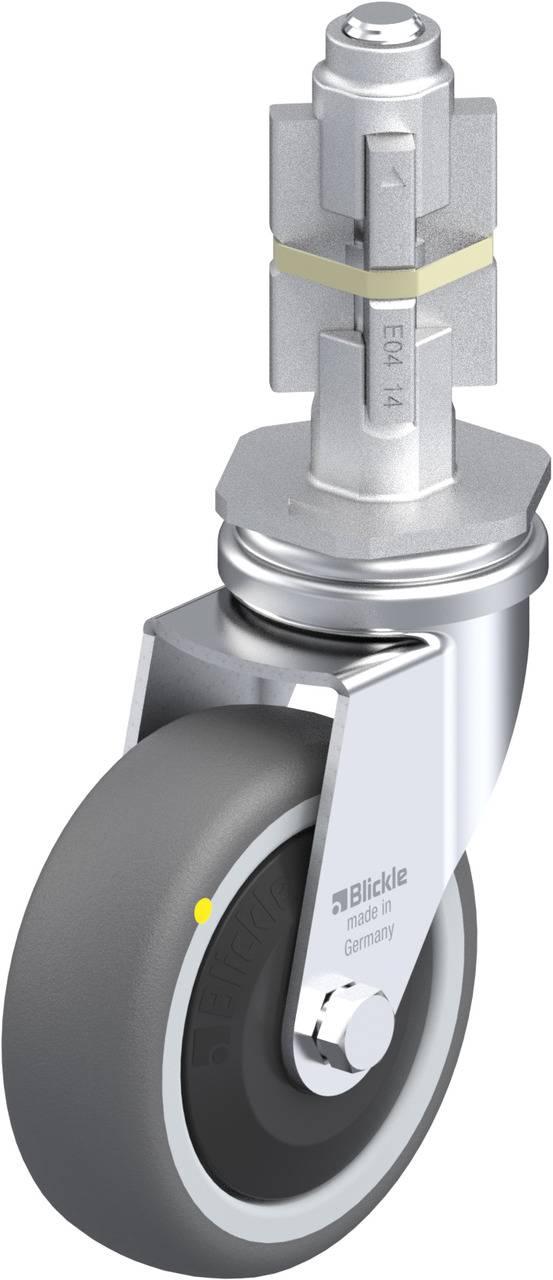 Blickle 848653 LRA-PATH 75KF-ELS-E04 Kółko skrętne Średnica koła: 75 mm Maksymalne obciążenie: 65 kg 1 szt. - obrazek 1