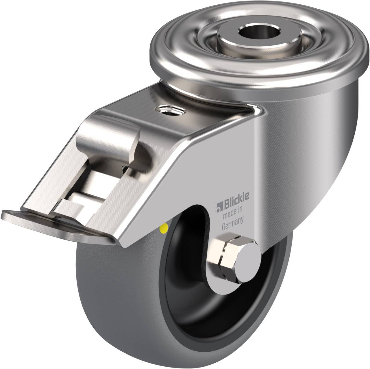 Blickle 844527 LEXR-TPA 80G-FI-ELS Kółko skrętne z hamulcem Średnica koła: 80 mm Maksymalne obciążenie: 65 kg 1 szt. - obrazek 1