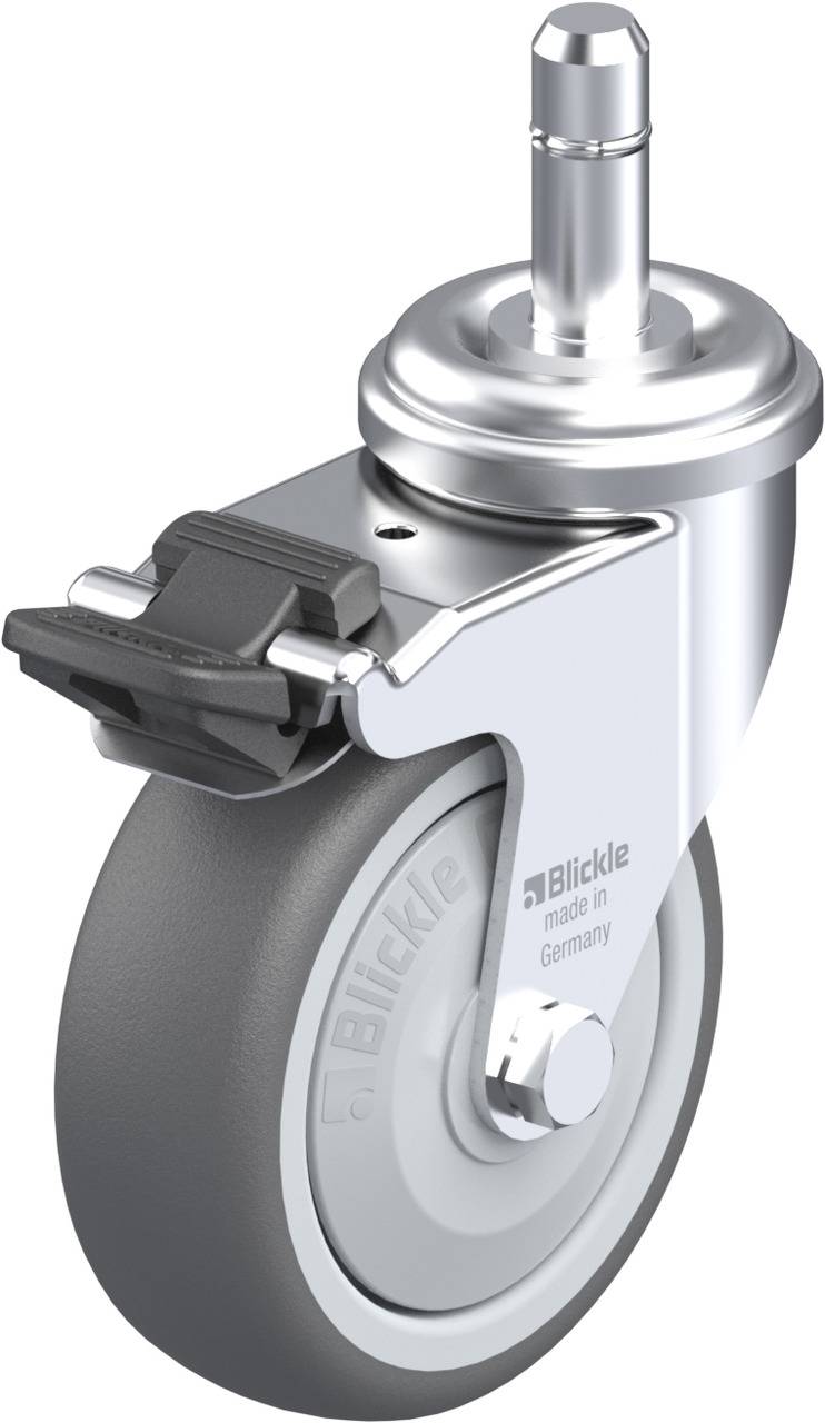Blickle 848643 LRA-PATH 75KF-FI-ES Kółko skrętne z hamulcem Średnica koła: 75 mm Maksymalne obciążenie: 75 kg 1 szt. - obrazek 1