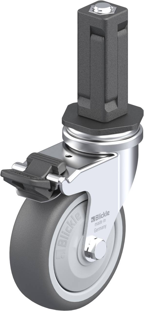 Blickle 848645 LRA-PATH 75KF-FI-EV03 Kółko skrętne z hamulcem Średnica koła: 75 mm Maksymalne obciążenie: 75 kg 1 szt. - obrazek 1