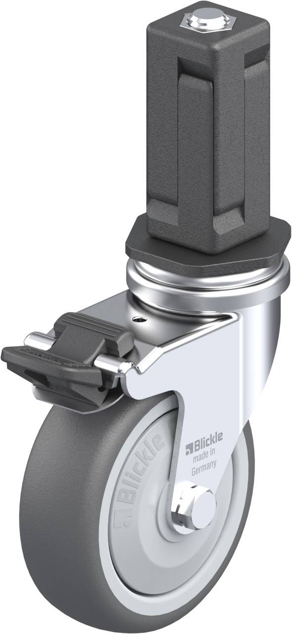 Blickle 848646 LRA-PATH 75KF-FI-EV04 Kółko skrętne z hamulcem Średnica koła: 75 mm Maksymalne obciążenie: 75 kg 1 szt. - obrazek 1