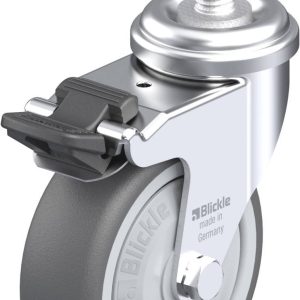 Blickle 848649 LRA-PATH 75KF-FI-GS10 Kółko skrętne z hamulcem Średnica koła: 75 mm Maksymalne obciążenie: 75 kg 1 szt. Blickle 848649 LRA-PATH 75KF-FI-GS10 Kółko skrętne z hamulcem Średnica koła: 75 mm Maksymalne obciążenie: 75 kg 1 szt.