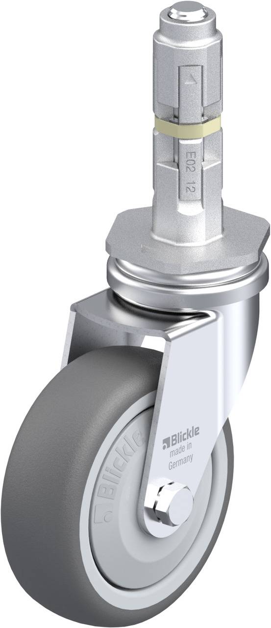 Blickle 848659 LRA-PATH 75KF-E02 Kółko skrętne Średnica koła: 75 mm Maksymalne obciążenie: 75 kg 1 szt. - obrazek 1